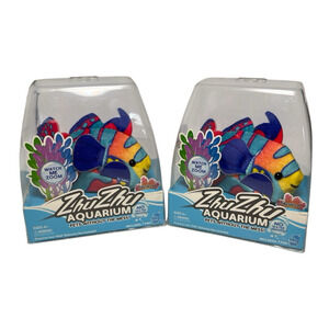 Zhu Zhu Aquarium Colorful Pet Mandarin Fish Toy- Talulla New & Sealed Lot of 2